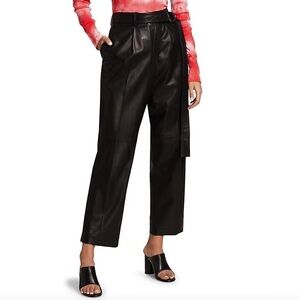 Helmut Lang Leather Wrap Pants
